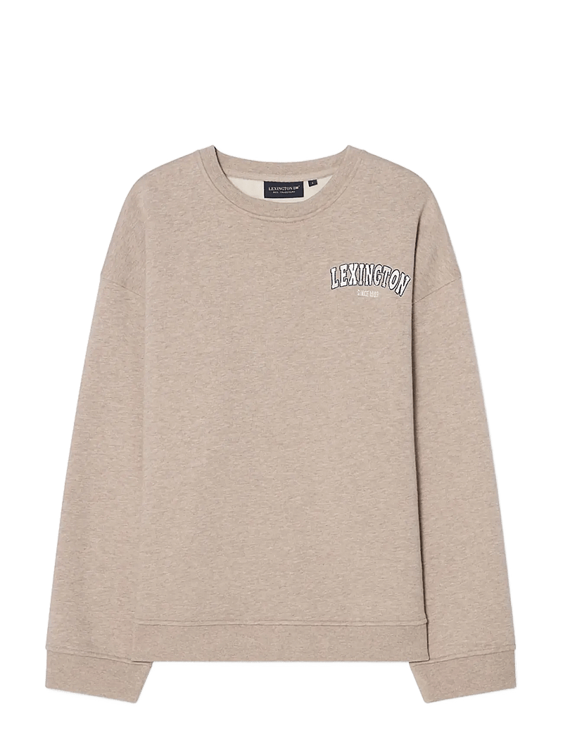 Lexington Clothing - Logo Sweatshirt - modetrends - light brown melange - 1