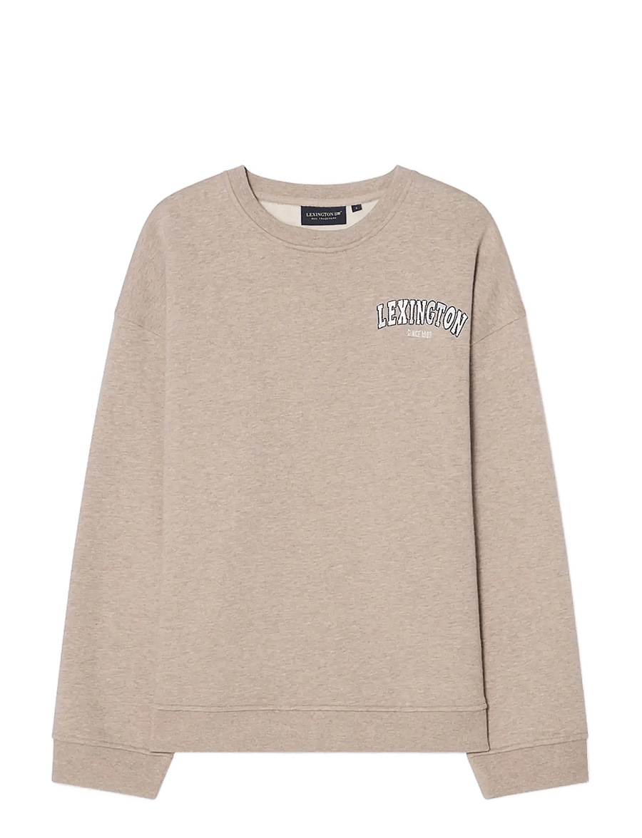 Lexington Clothing - Logo Sweatshirt - modetrender - light brown melange - 1
