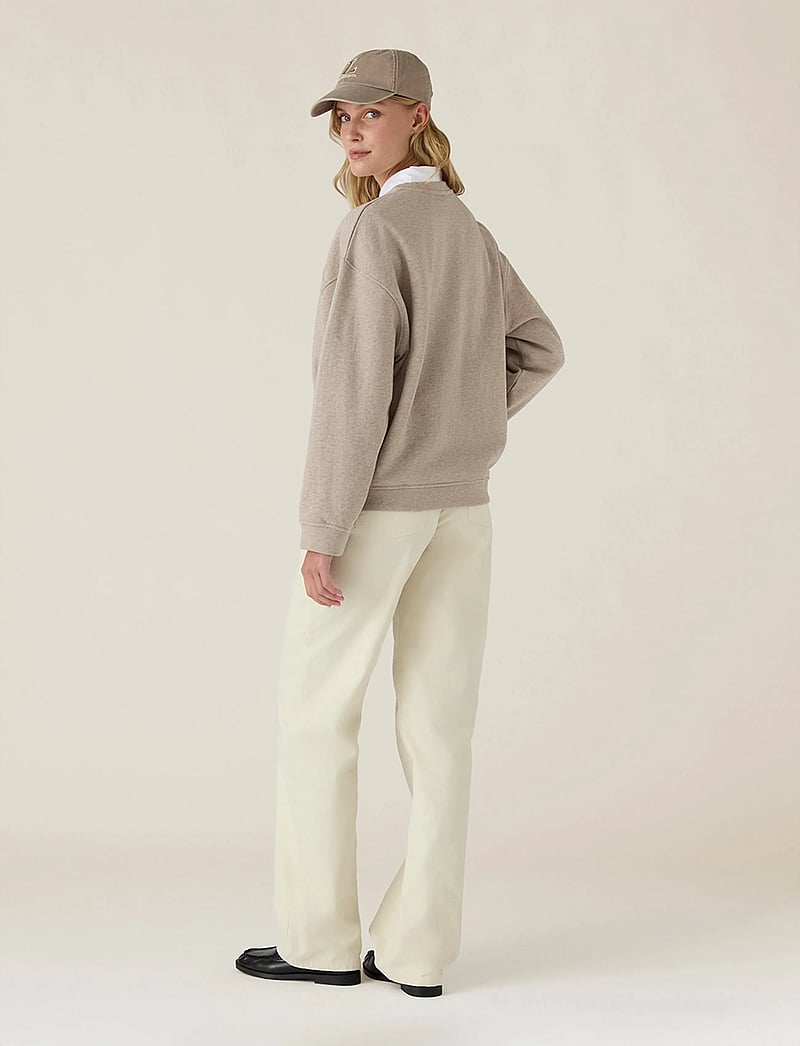 Lexington Clothing - Logo Sweatshirt - modetrends - light brown melange - 2