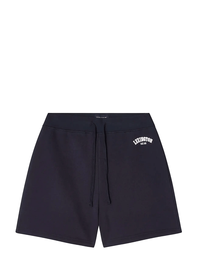 Lexington Clothing - Logo Jersey Shorts - casual shorts - navy - 0