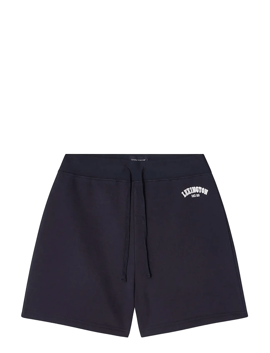Lexington Clothing - Logo Jersey Shorts - casual shorts - navy - 1