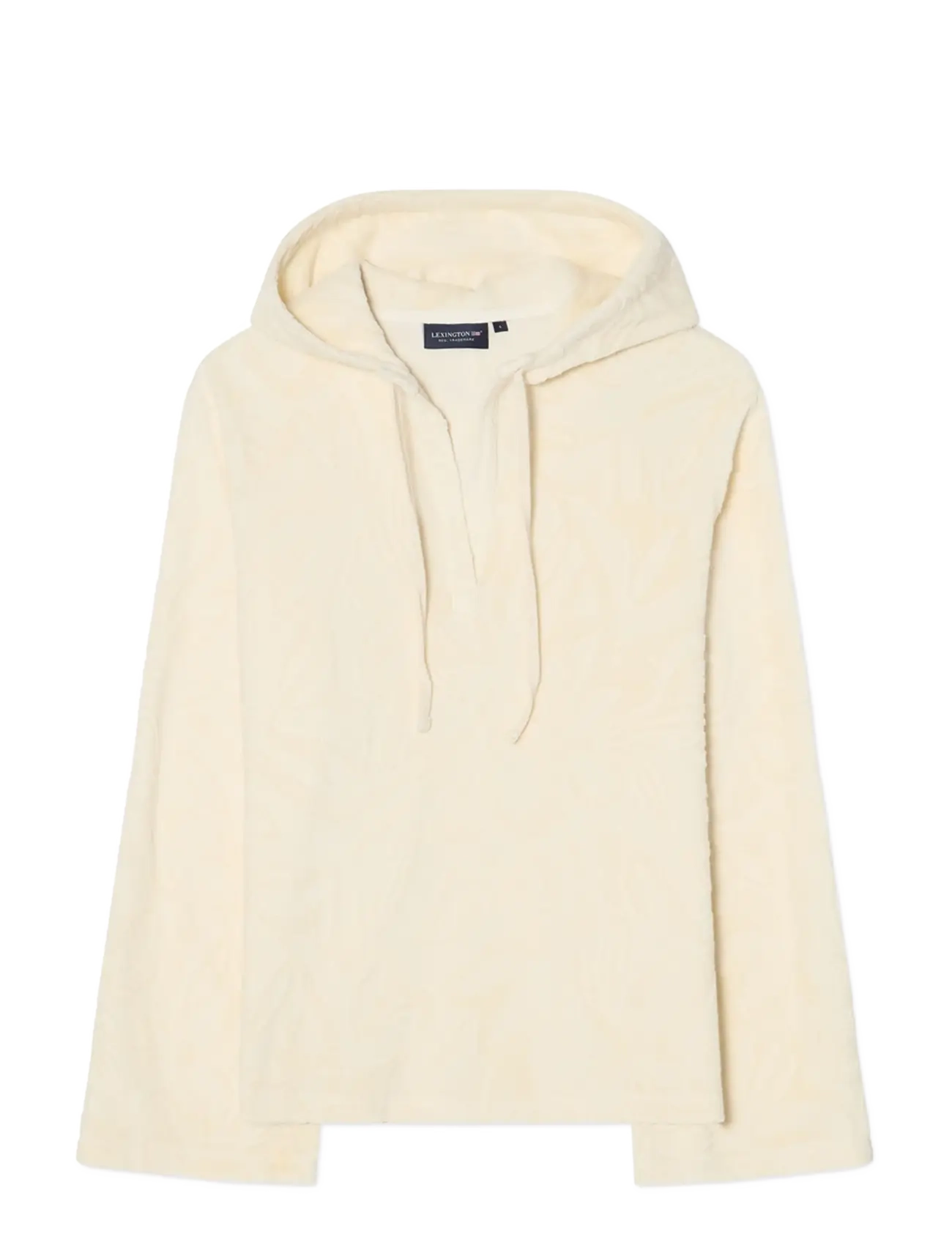 Lexington Clothing Organic Cotton Terry Surfer Hood - Kapuzenpullover - OFFWHITE / cream