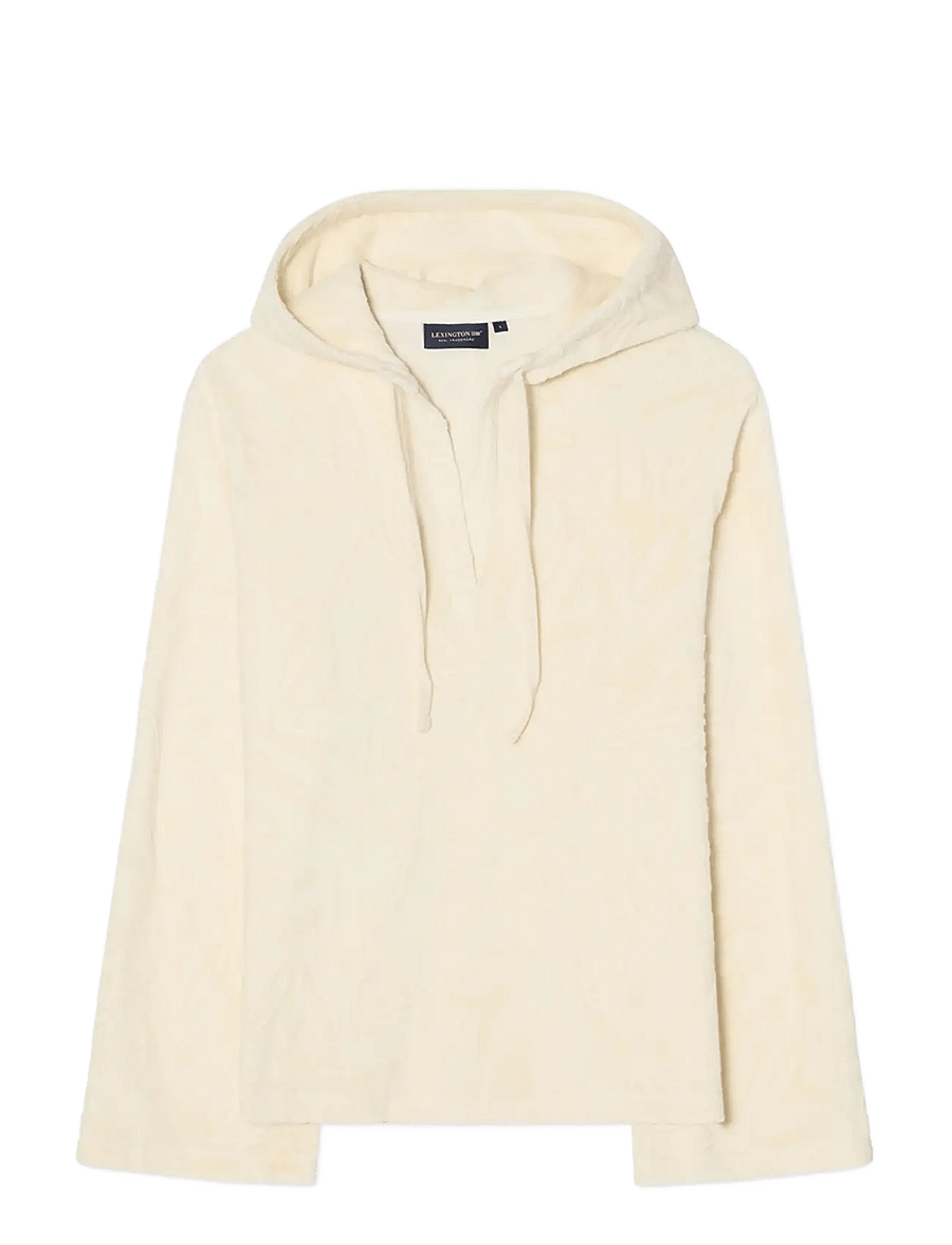 Lexington Clothing - Organic Cotton Terry Surfer Hood - hoodies - offwhite - 1