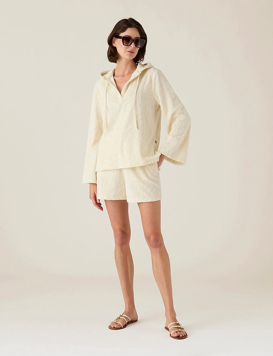 Lexington Clothing - Organic Cotton Terry Surfer Hood - hoodies - offwhite - 0