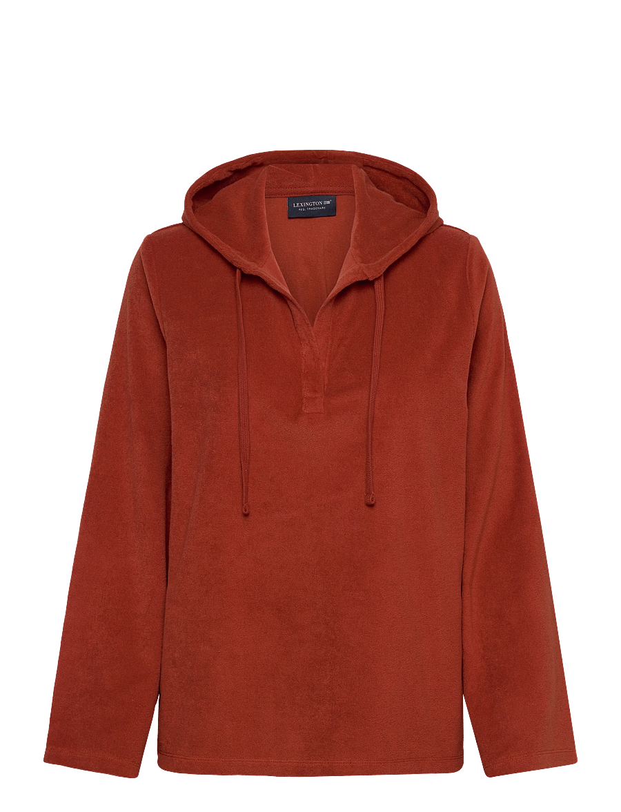 Lexington Clothing - Organic Cotton Terry Surfer Hood - hoodies - rust - 1