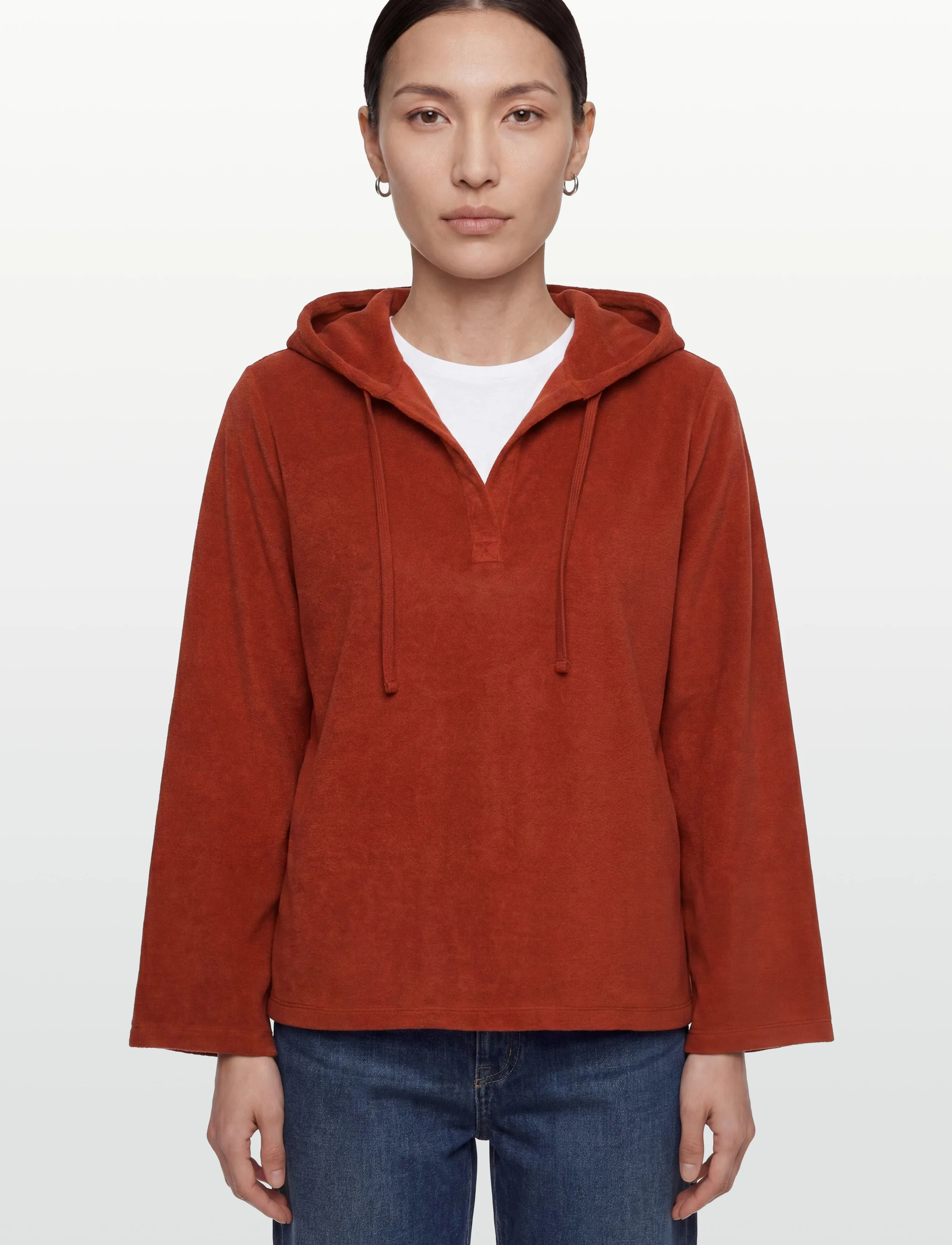 Lexington Clothing - Organic Cotton Terry Surfer Hood - hættetrøjer - rust - 3