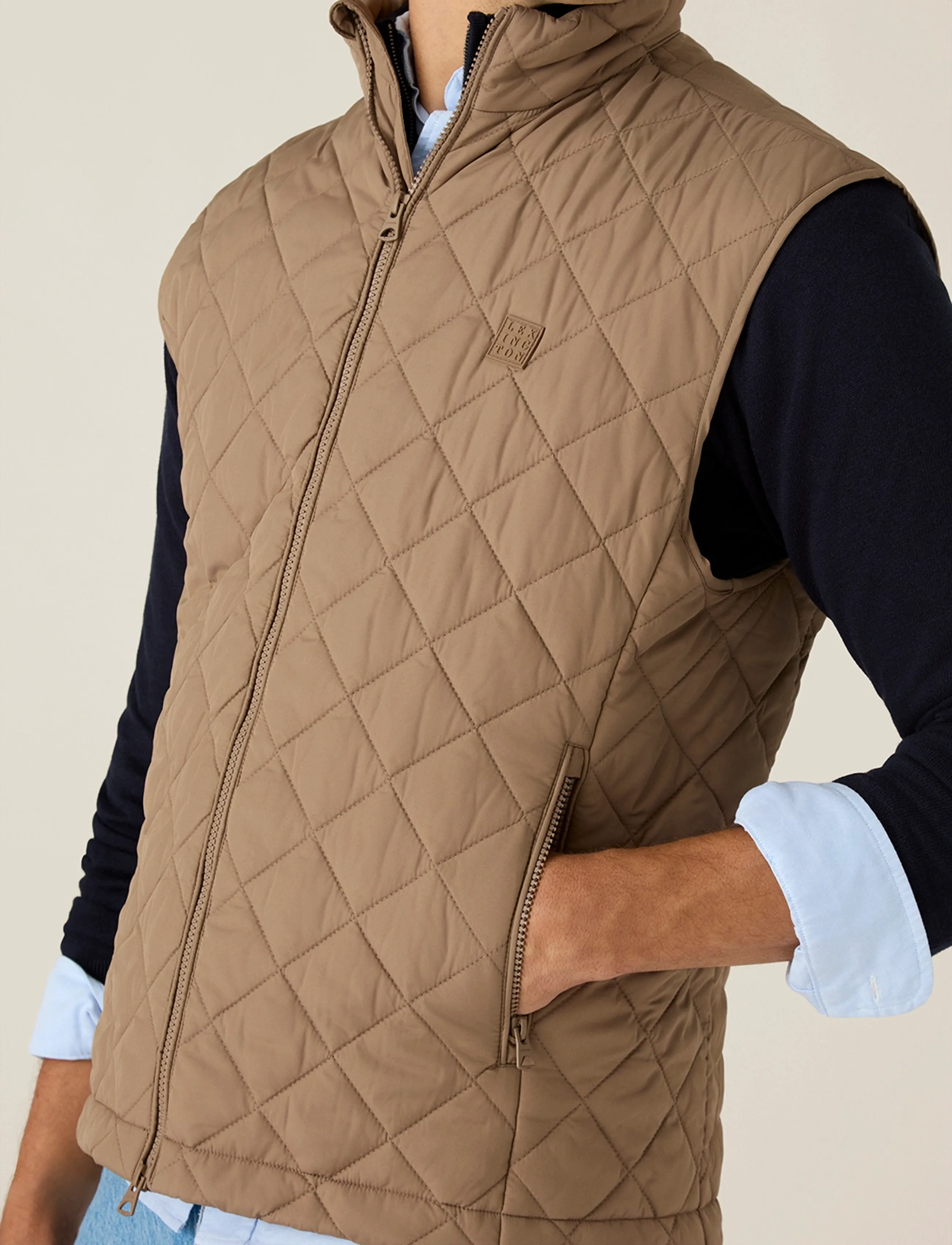 Lexington Clothing - Classic Quilted Vest - gilets sans manches - brown - 3