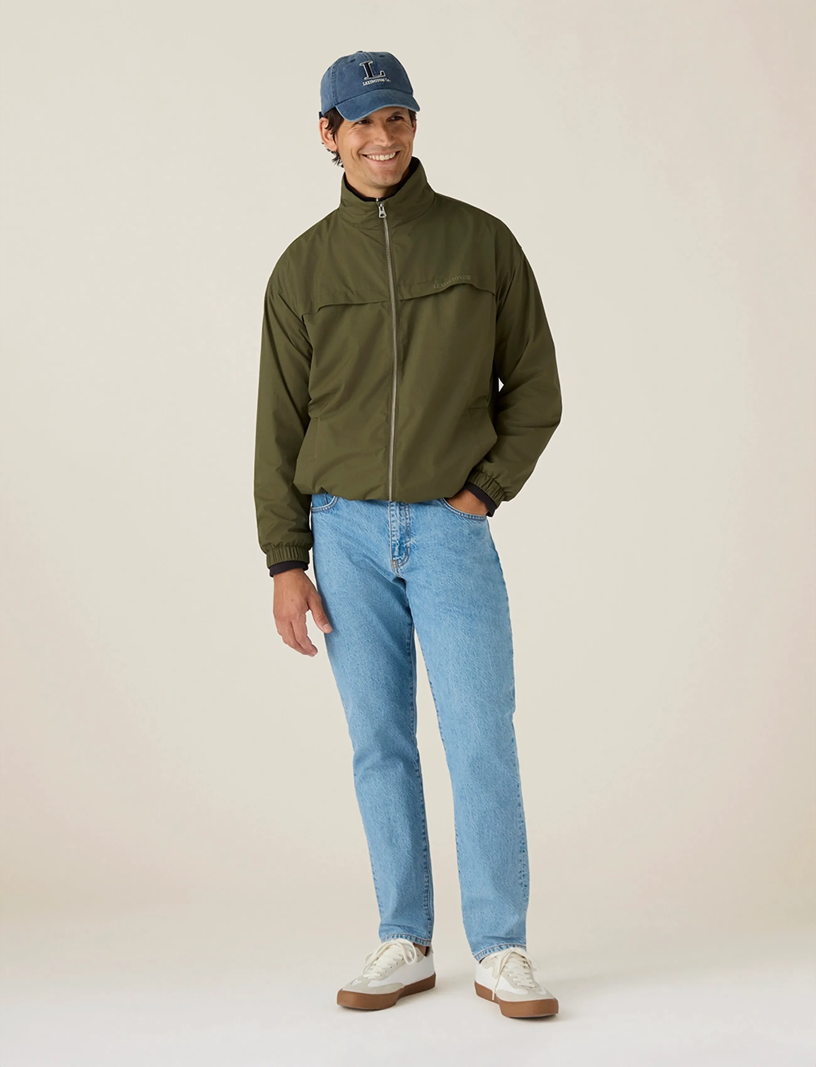 Lexington Clothing Windbreaker Jacket, XL, Jackets, Khakigrün - Light Männerswear