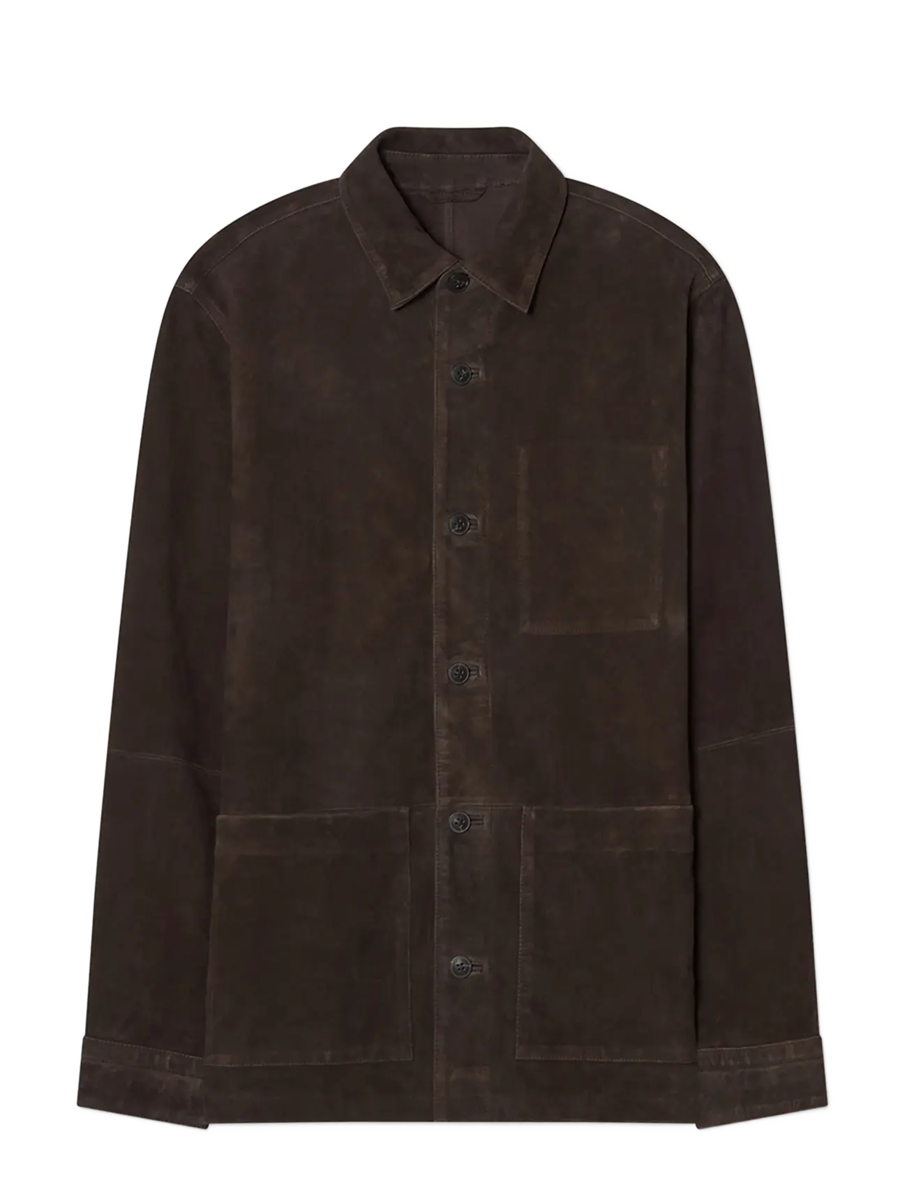 Lexington Clothing - Suede Shirt Jacket - dark brown - 1