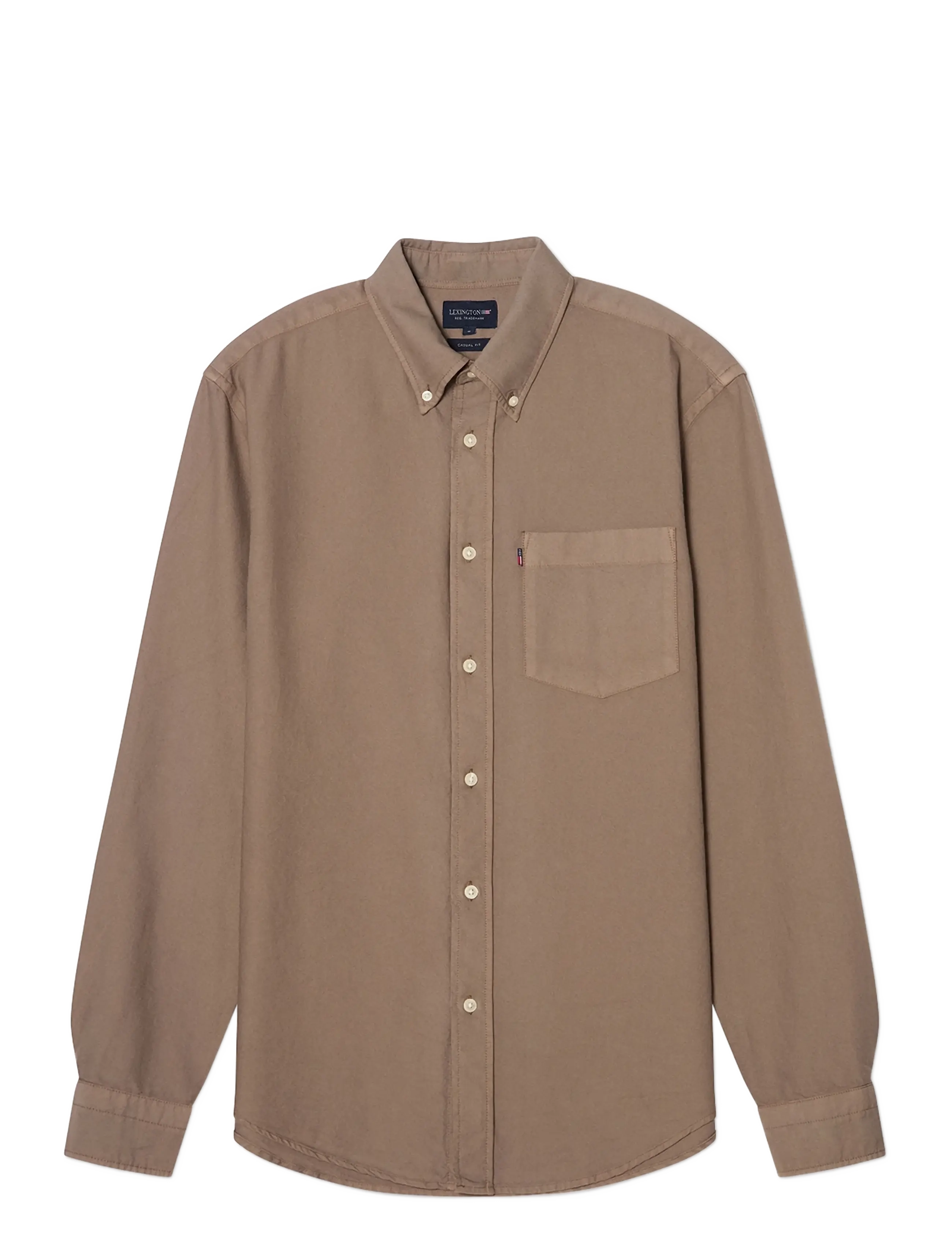 LEXINGTON CLOTHING Casual Oxford B.d Shirt Braun - XXL - Herren