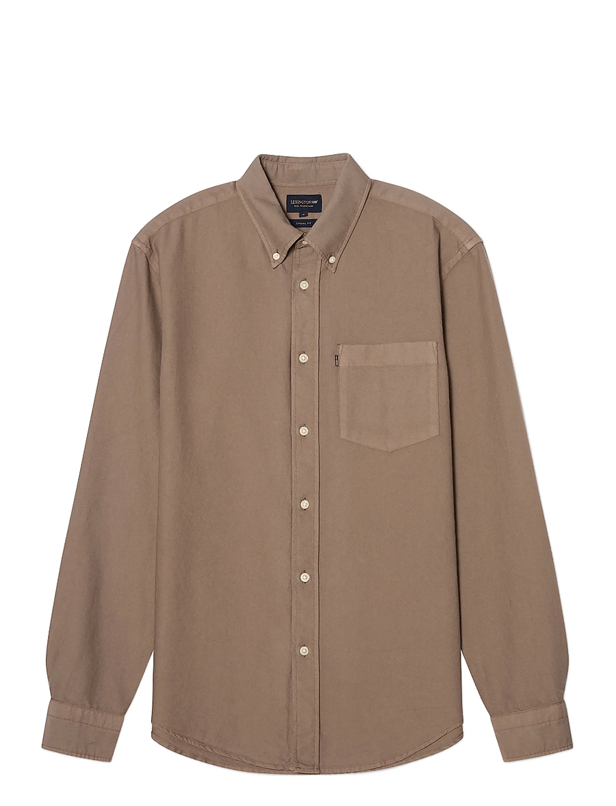 Lexington Clothing - Casual Oxford B.D Shirt - basic-hemden - brown - 1