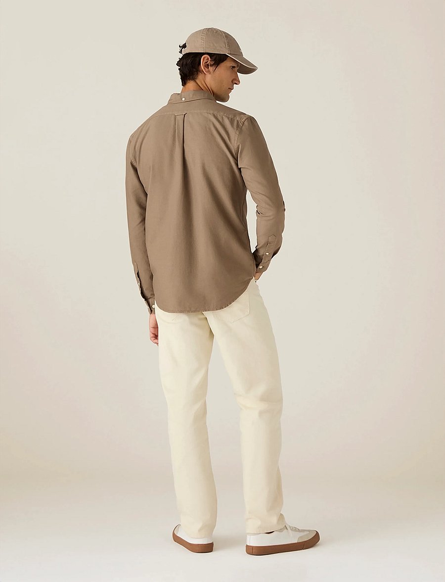Lexington Clothing - Casual Oxford B.D Shirt - basic-hemden - brown - 2