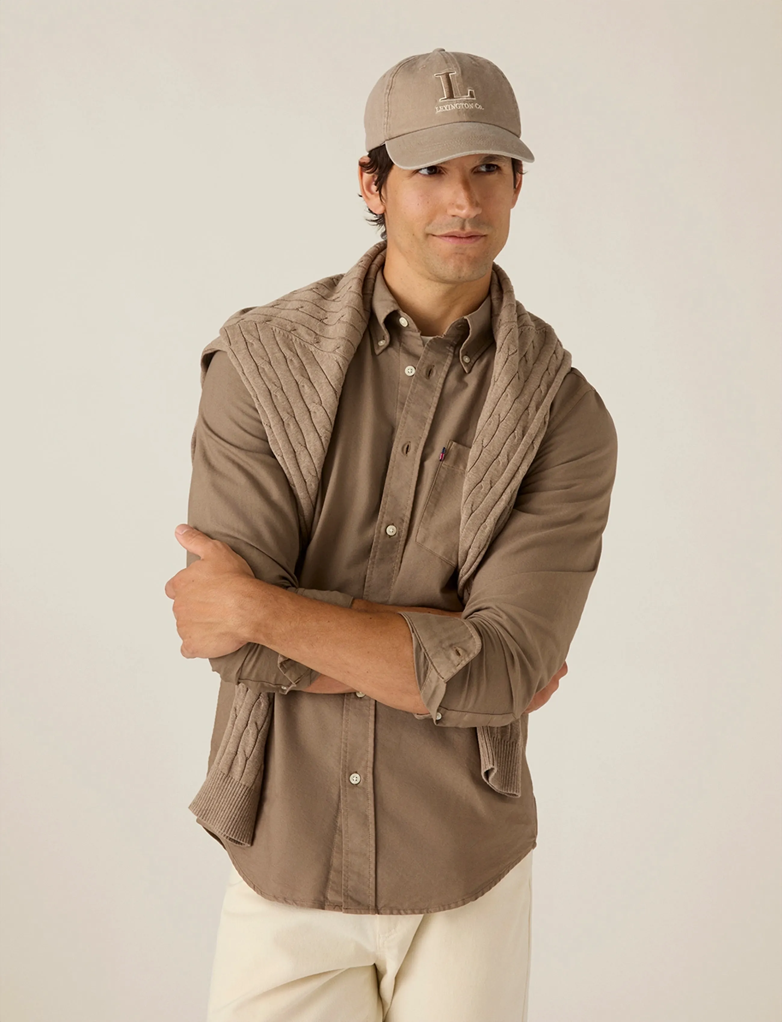 Lexington Clothing - Casual Oxford B.D Shirt - basic-hemden - brown - 3