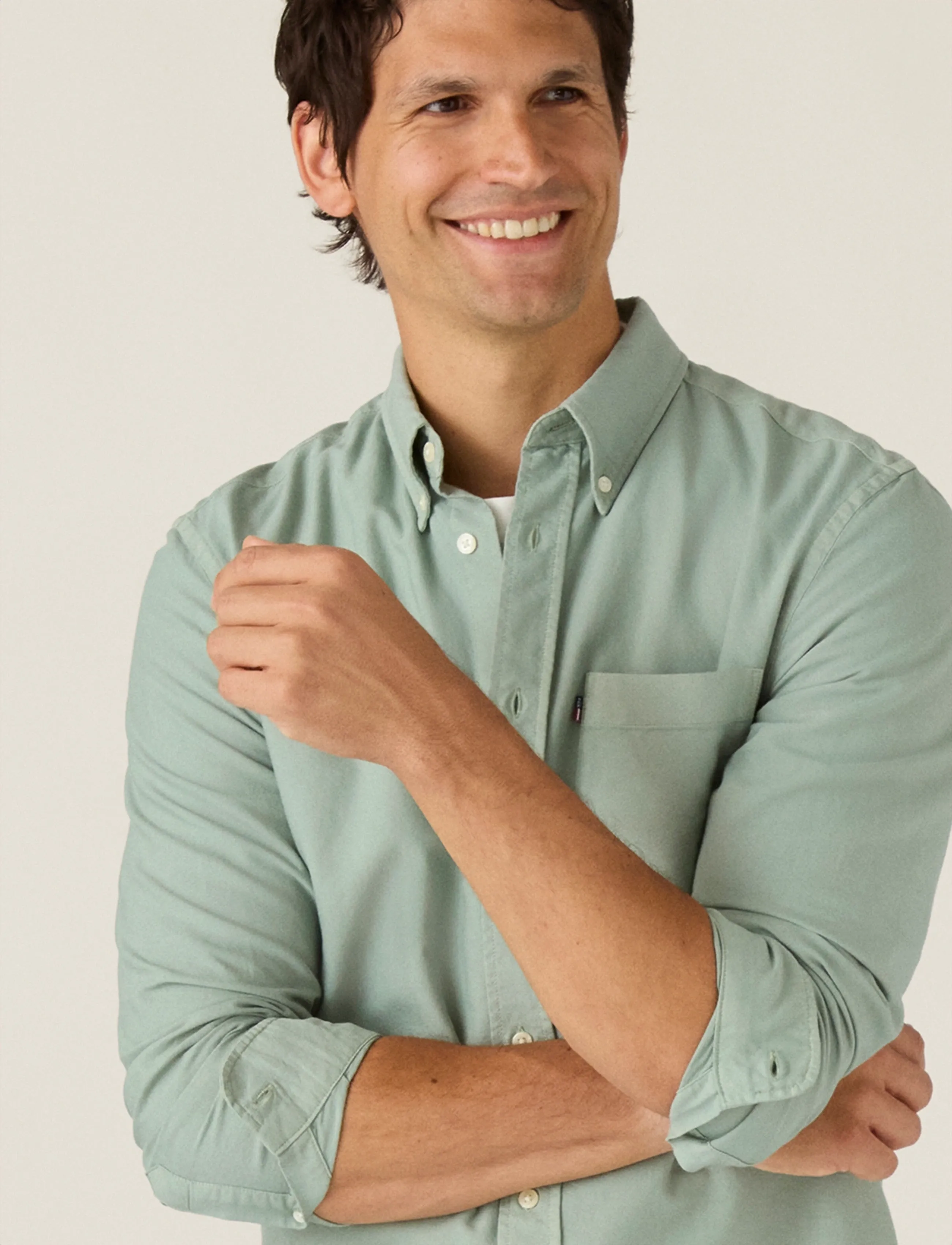 Lexington Clothing - Casual Oxford B.D Shirt - basic skjorter - light green - 3