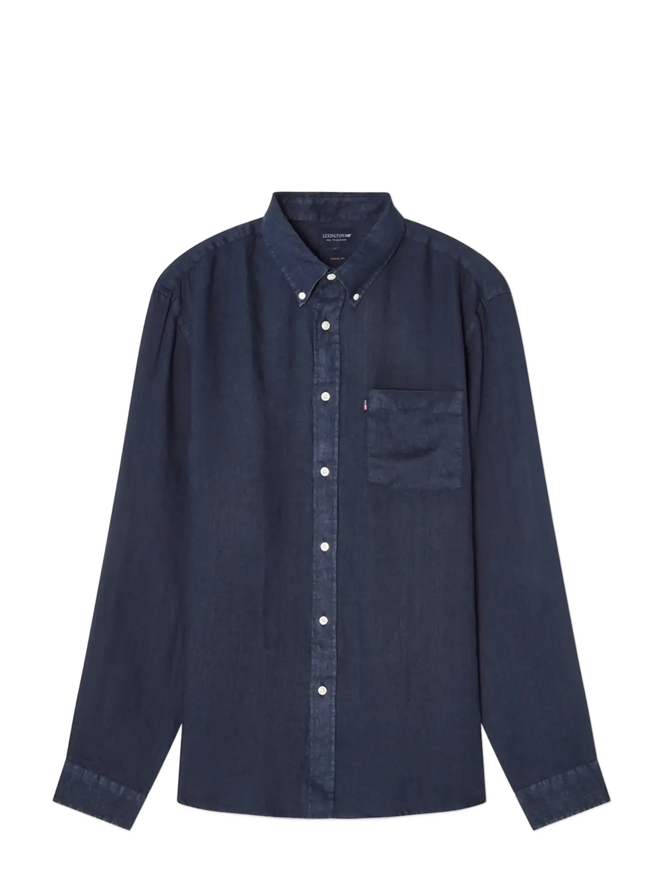 LEXINGTON CLOTHING Casual Linen B.d Shirt Navy - S - Herren