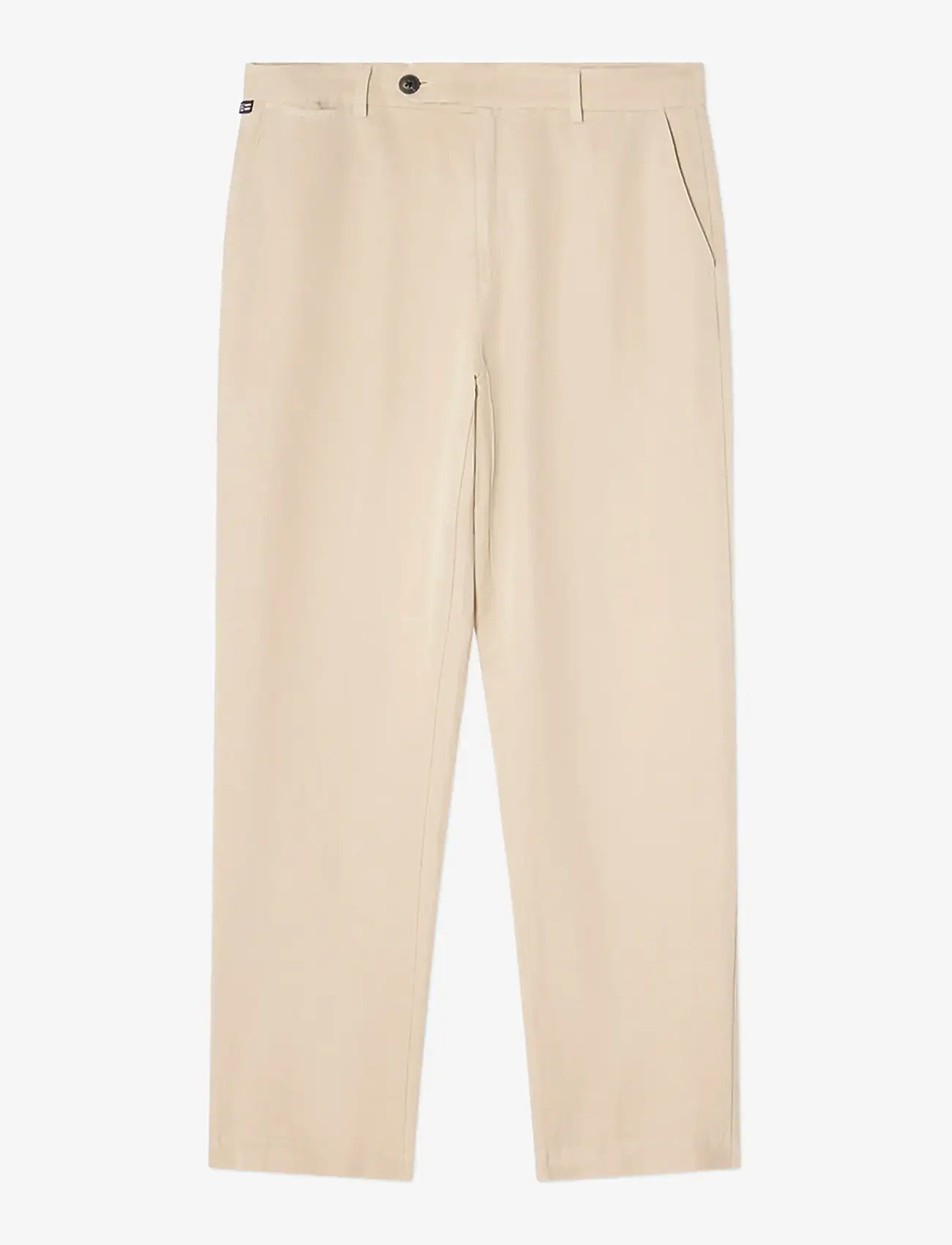 Lexington Clothing - Classic Tapered Pants - leinenhosen - light beige - 0