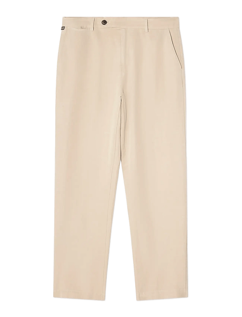 Lexington Clothing - Classic Tapered Pants - leinenhosen - light beige - 0