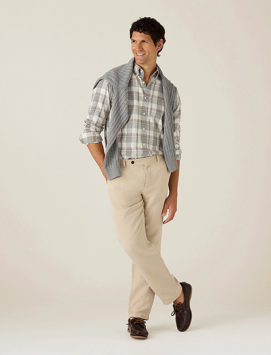Lexington Clothing - Classic Tapered Pants - casual - light beige - 0