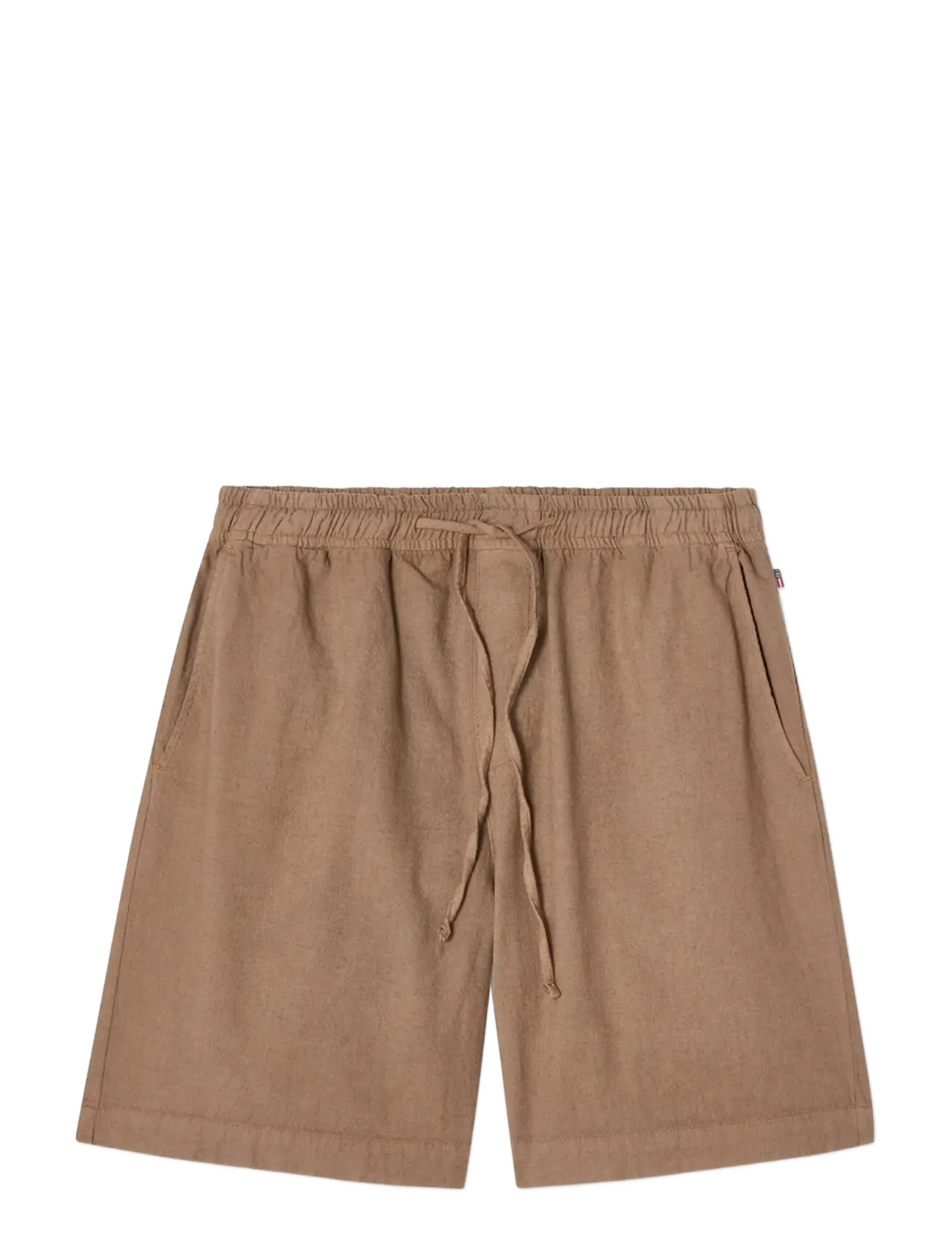 Lexington Clothing Casual Linen Blend Shorts - Neuheiten - BROWN / brown
