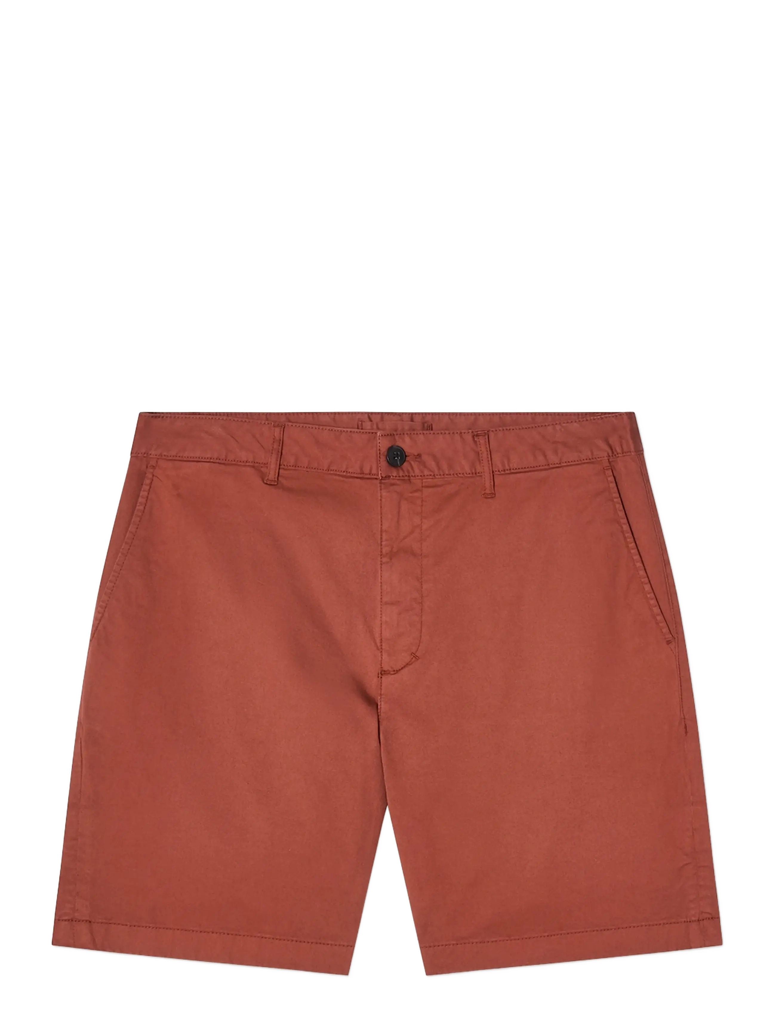 LEXINGTON CLOTHING Klassisch Baumwolle Twill Shorts Braun - 33 - Herren