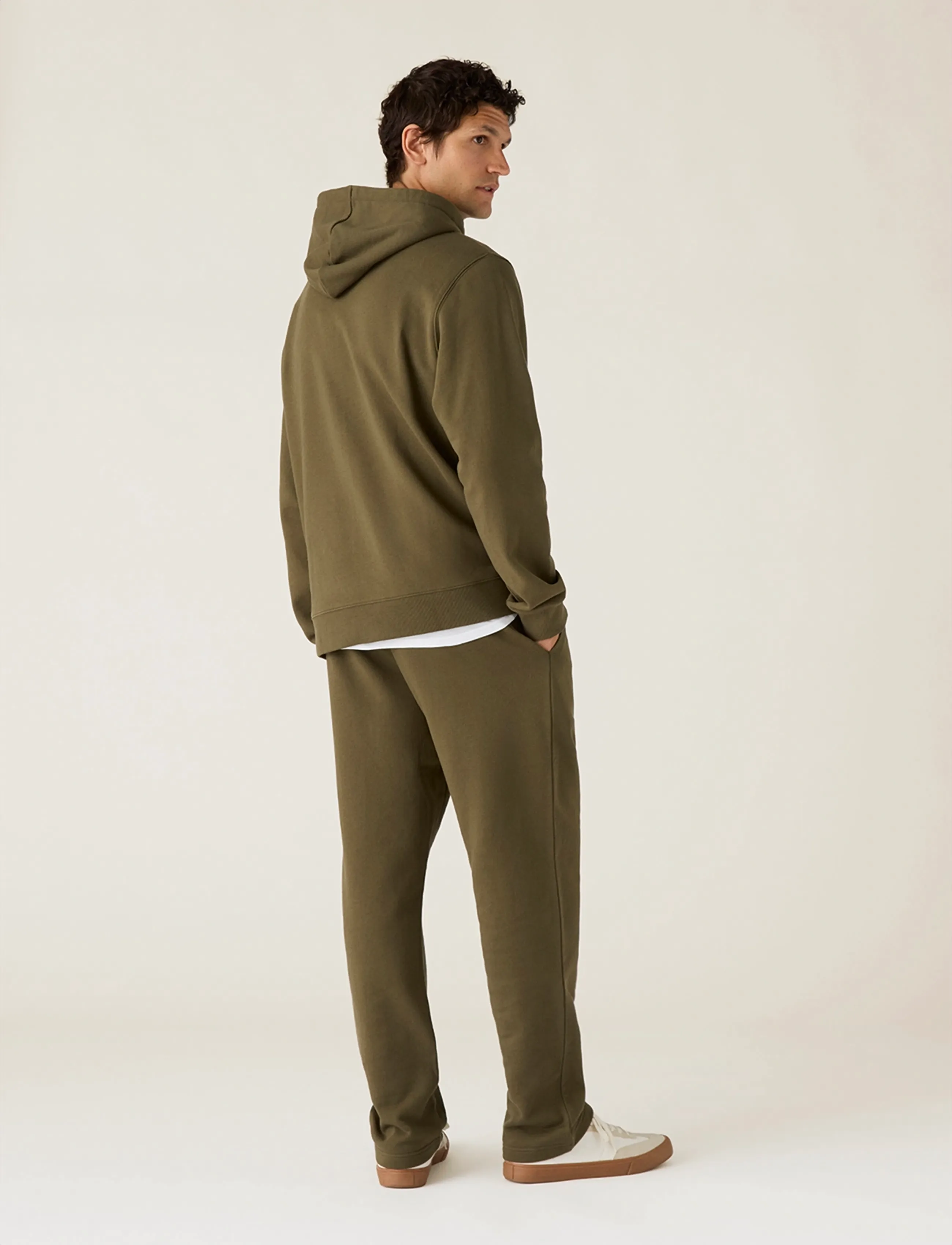 Lexington Clothing - Organic Cotton Logo Zip-Up Hoodie - hættetrøjer - dark green - 2