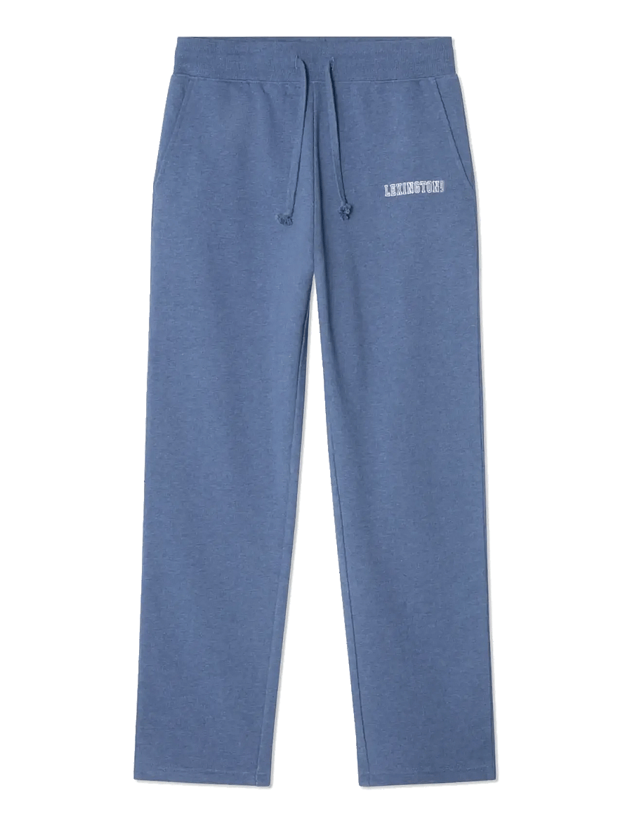 Lexington Clothing - Organic Cotton Logo Sweatpants - shop efter anledning - blue melange - 0