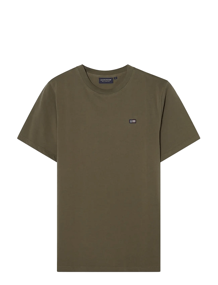 Lexington Clothing - Classic Organic Cotton Logo Tee - t-krekli ar īsām piedurknēm - dark green - 1