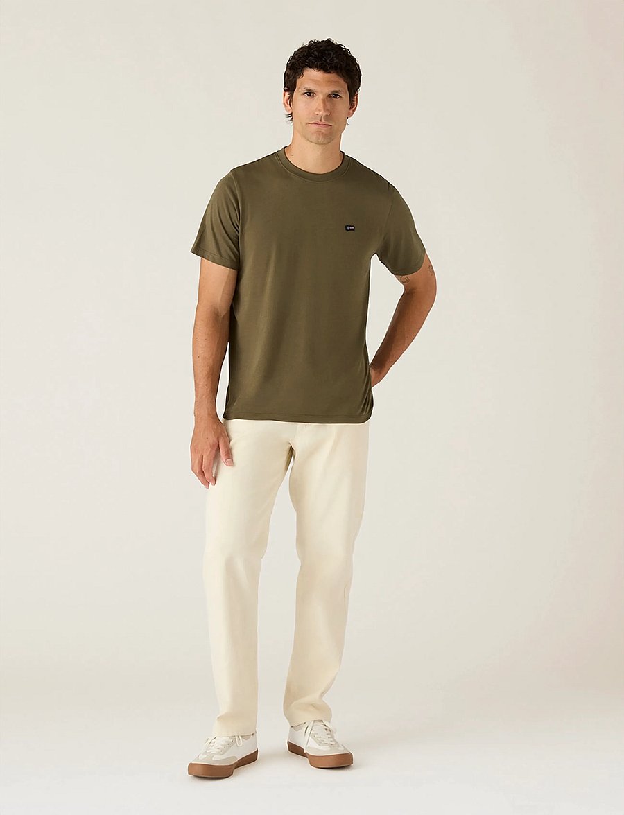 Lexington Clothing - Classic Organic Cotton Logo Tee - t-krekli ar īsām piedurknēm - dark green - 0