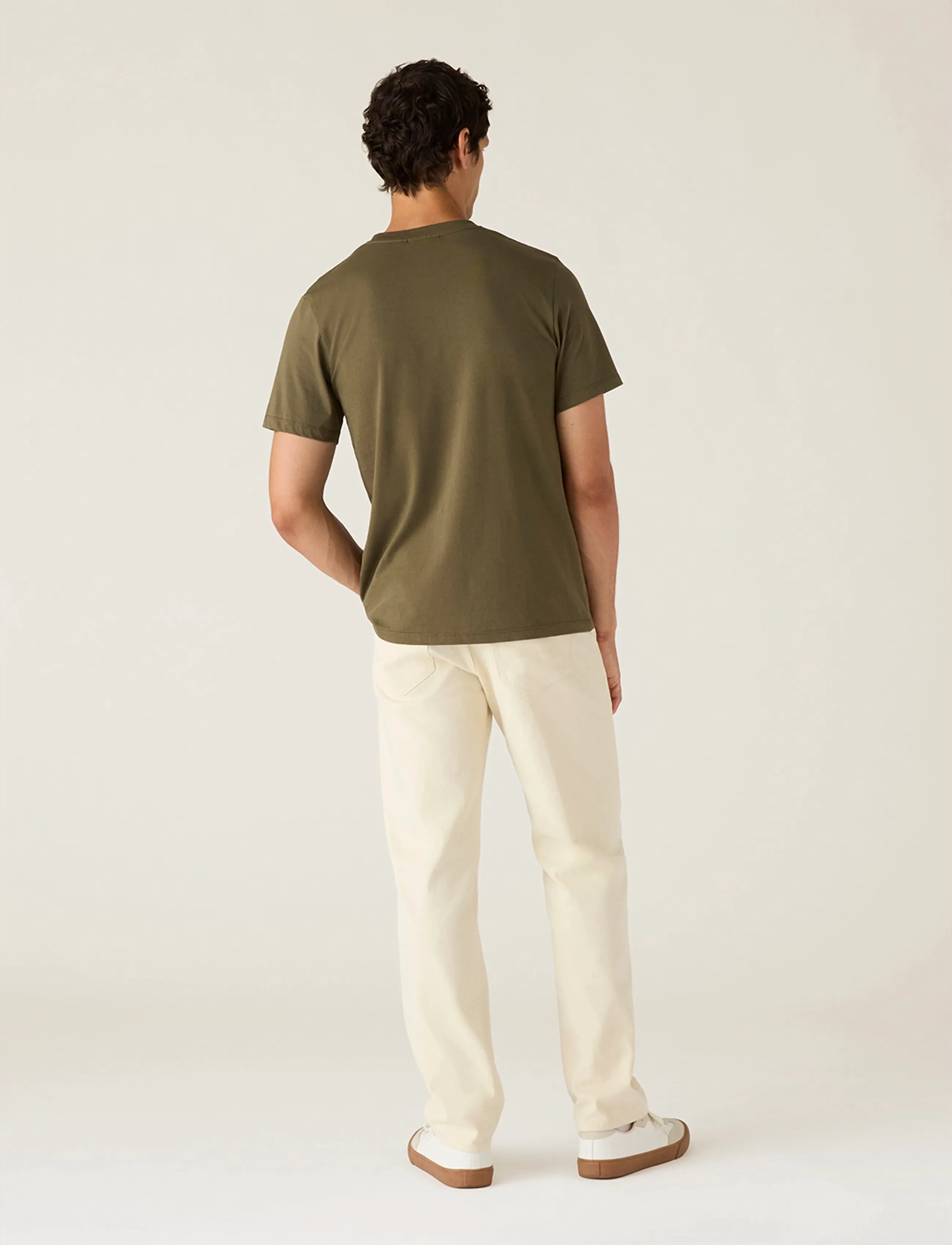 Lexington Clothing - Classic Organic Cotton Logo Tee - kortærmede t-shirts - dark green - 2