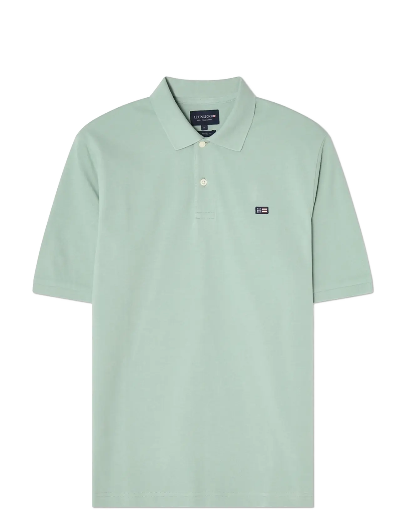 Lexington Clothing Pique Polo Shirt, XXL, Polos, Grün - Short-sleeved, Männerswear