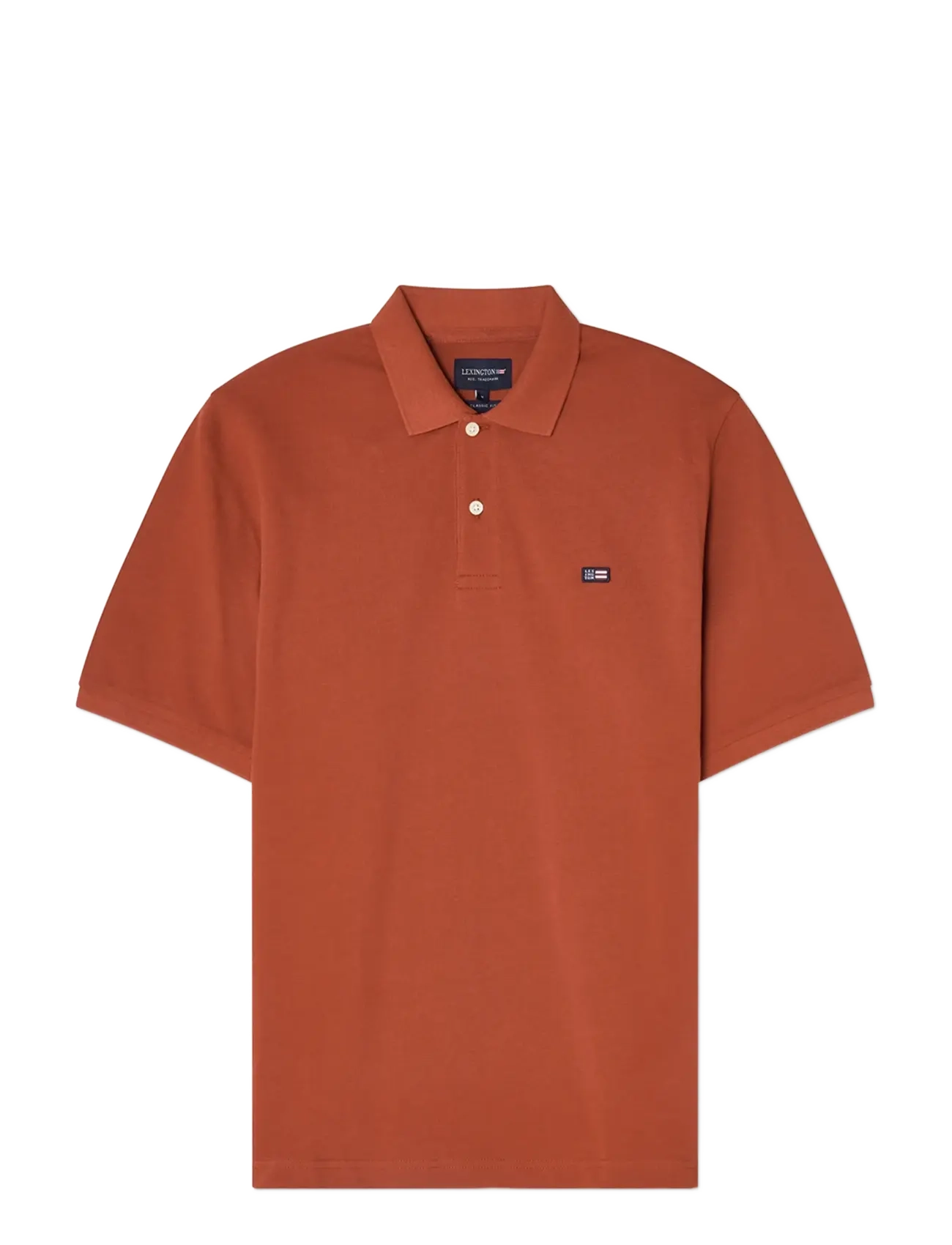 LEXINGTON CLOTHING Pique Polo Shirt Orange - S - Herren