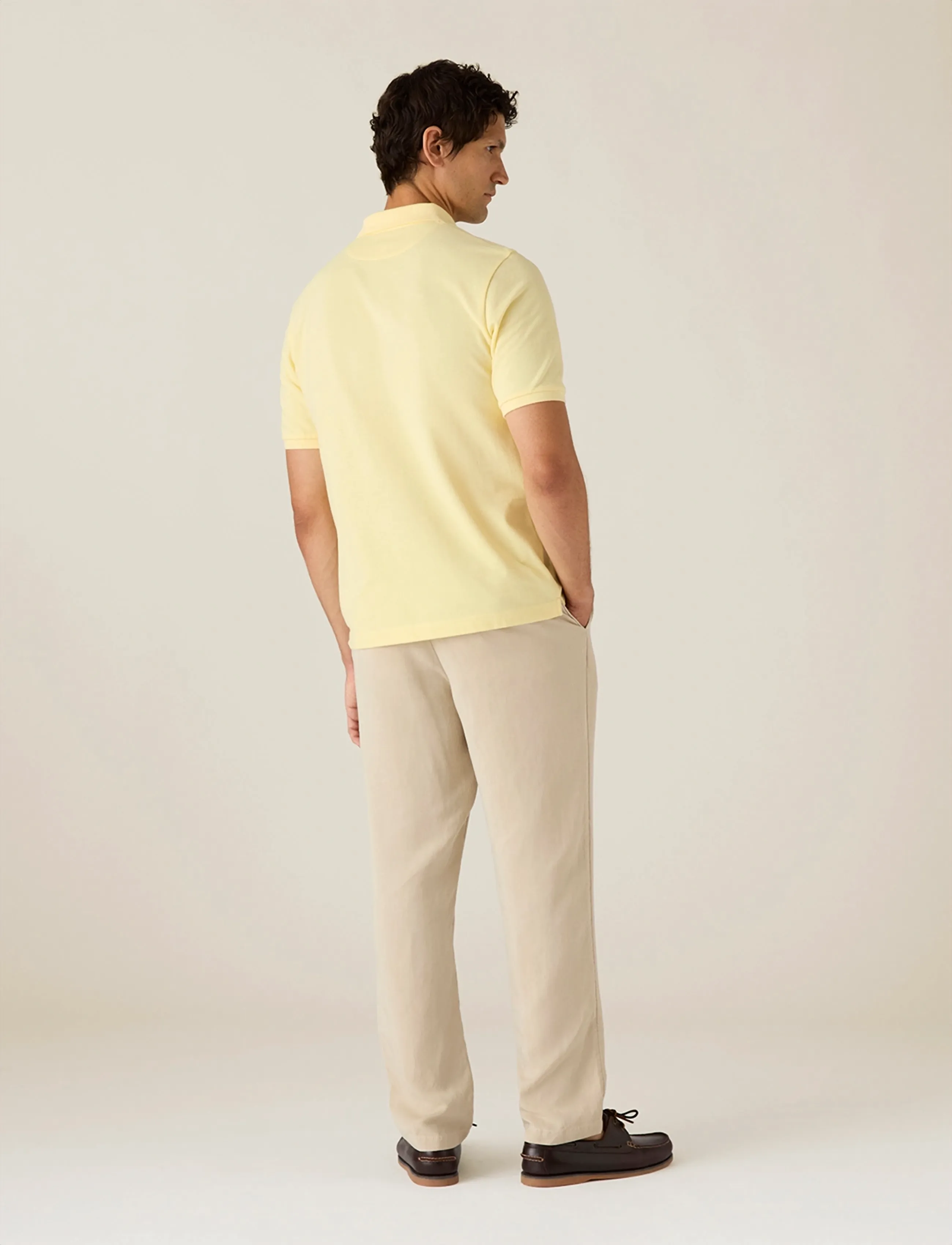 Lexington Clothing - Pique Polo Shirt - kortærmede poloer - yellow - 2