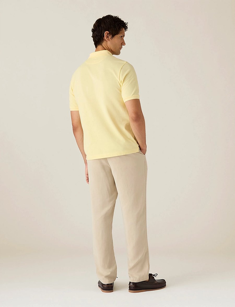 Lexington Clothing - Pique Polo Shirt - kortærmede poloer - yellow - 2