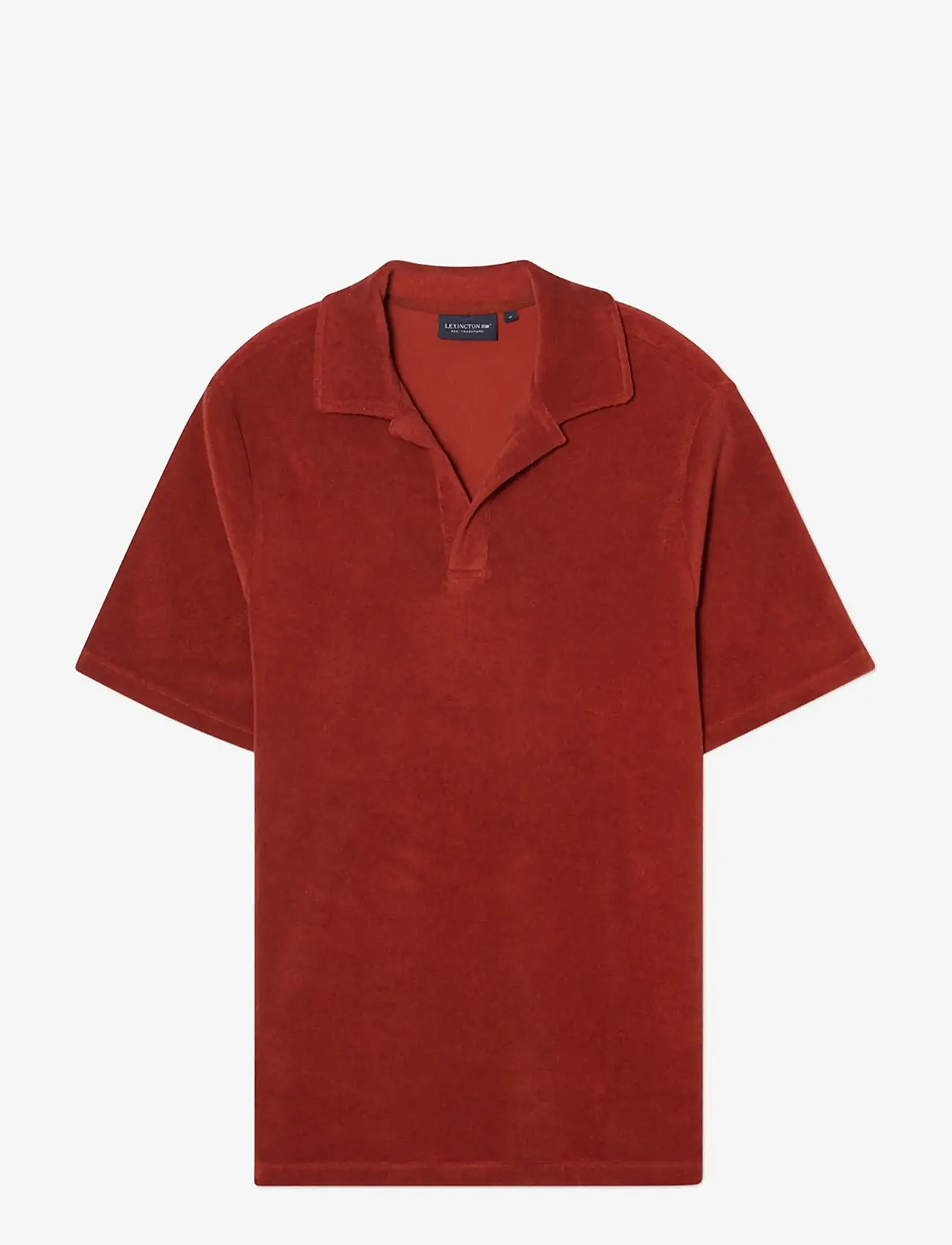 Lexington Clothing - Organic Cotton Terry Polo Shirt - kortærmede poloer - rust - 1