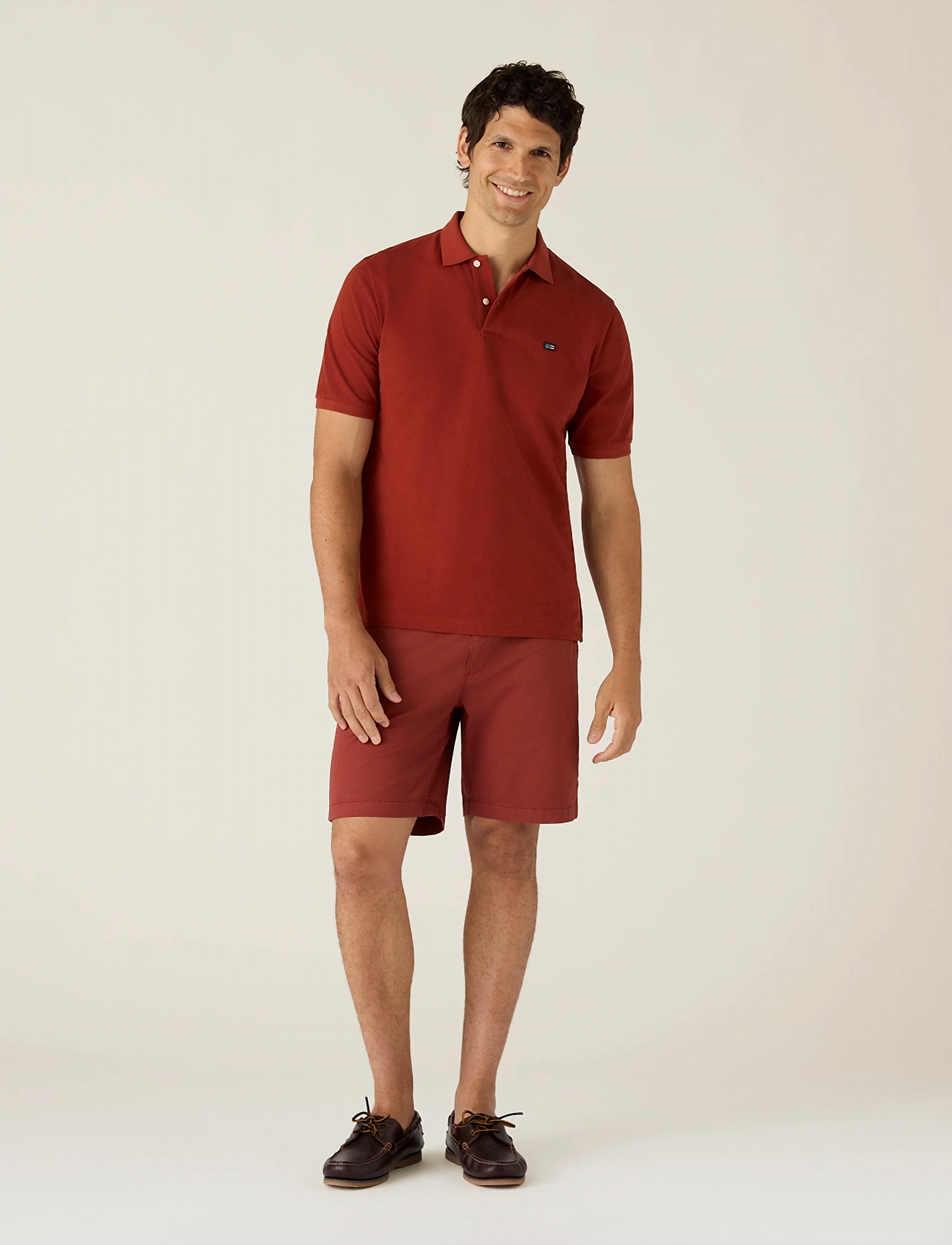 Lexington Clothing - Organic Cotton Terry Polo Shirt - kortærmede poloer - rust - 2