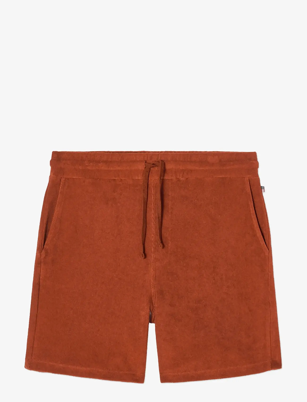 Lexington Clothing - Organic Cotton Terry Shorts - sweatshorts - rust - 0