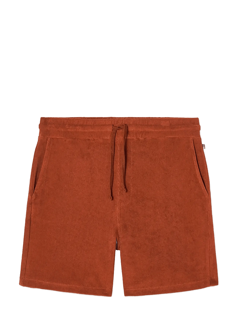Lexington Clothing - Organic Cotton Terry Shorts - sweatshorts - rust - 0