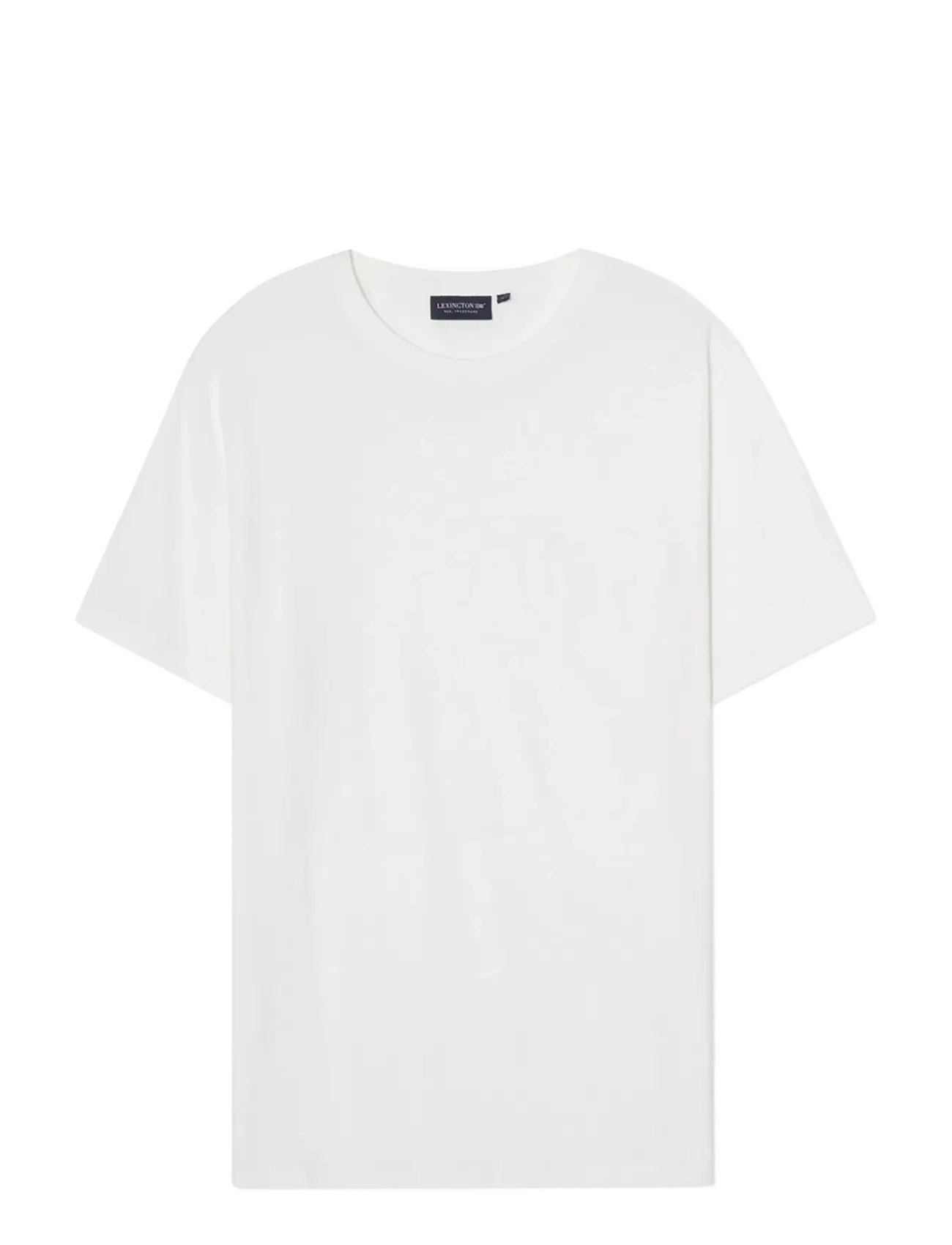 Lexington Clothing Midweight Faded Organic Cotton Tee - Kleidung - WHITE / white