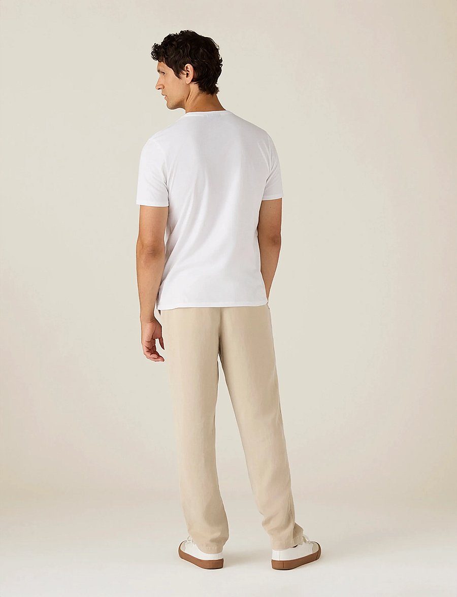 Lexington Clothing - Midweight Faded Organic Cotton Tee - kurzärmelig - white - 2