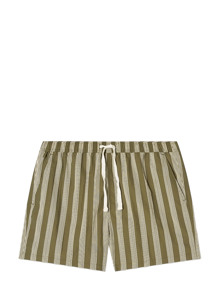 Lexington Clothing - Printed Swim Trunks - badebukser - green/white stripe - 1