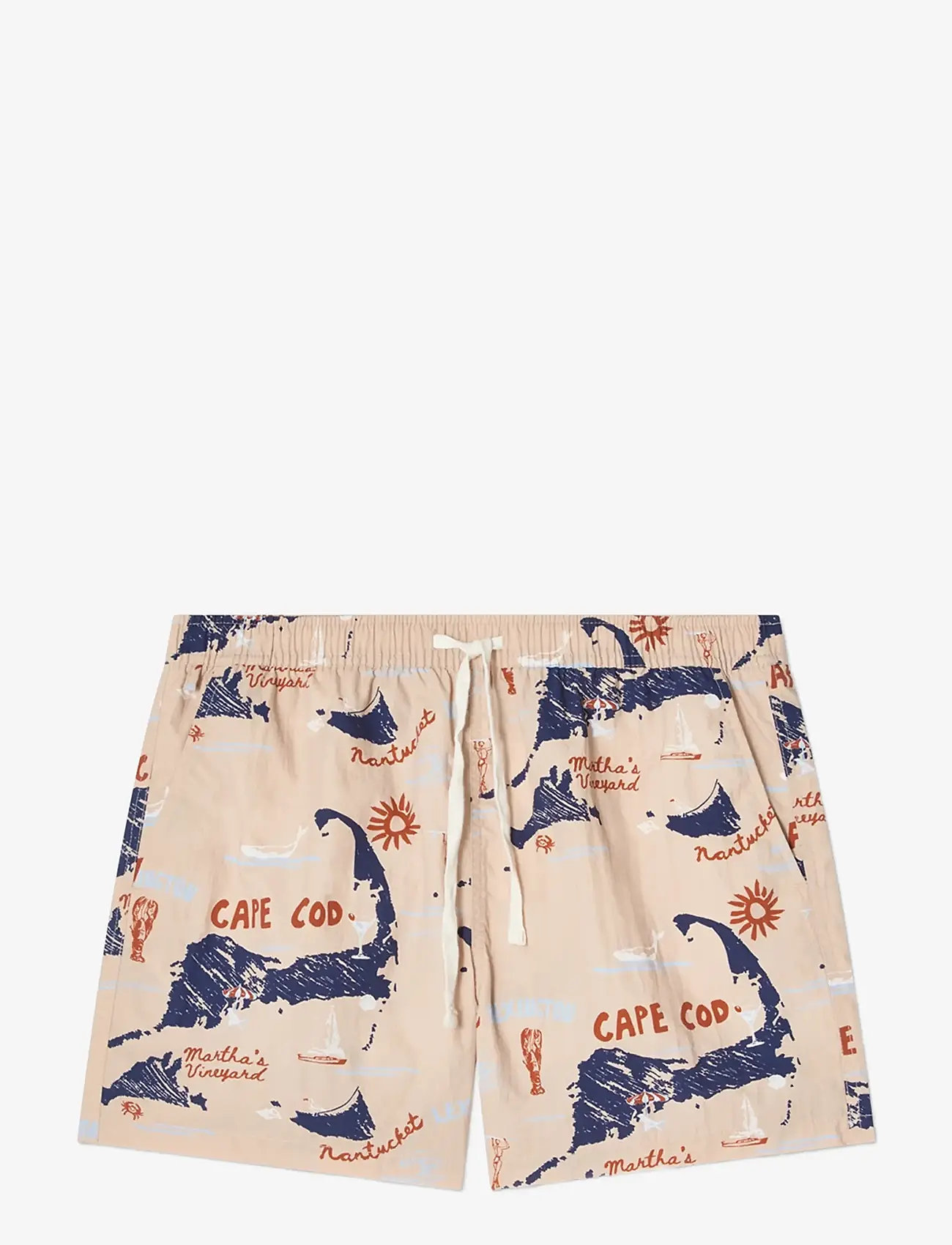 Lexington Clothing - Printed Swim Trunks - badebukser - seaside print - 1
