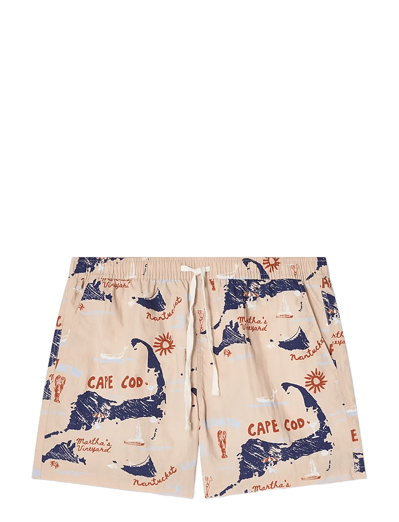 Lexington Clothing - Printed Swim Trunks - badebukser - seaside print - 1