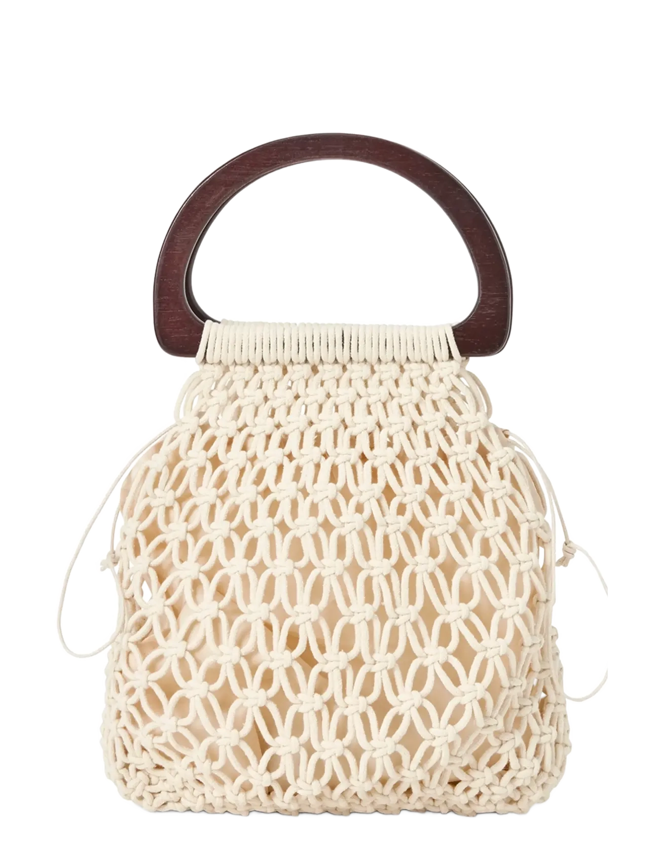 Lexington Clothing Crochet Bag - Handtaschen - OFFWHITE / cream