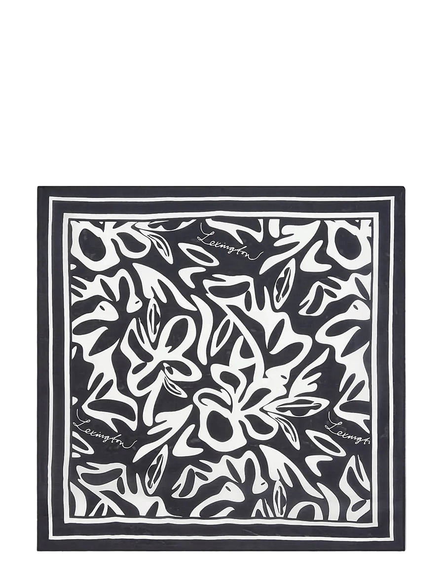 Lexington Clothing - Printed Silk Scarf - black/white print - 0