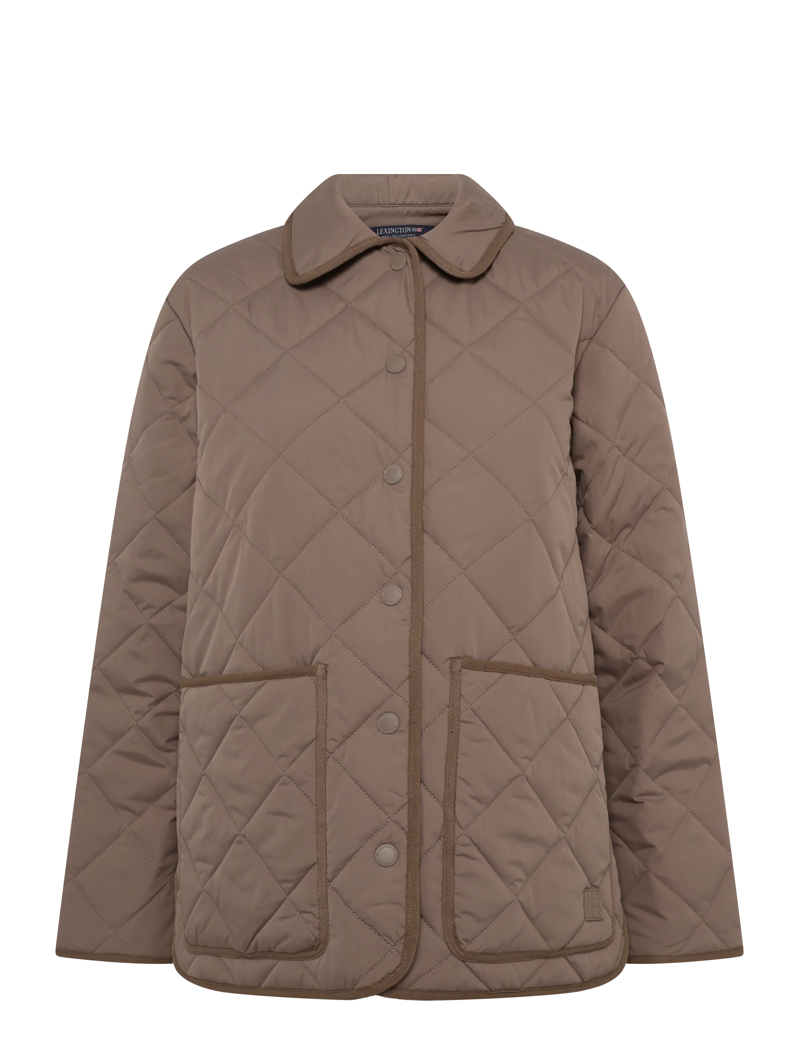 Lexington Clothing Quilted Jacket - Jacken - BEIGE/BROWN / beige
