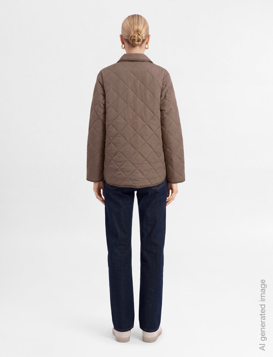 Lexington Clothing - Quilted Jacket - quiltade jackor - beige/brown - 4