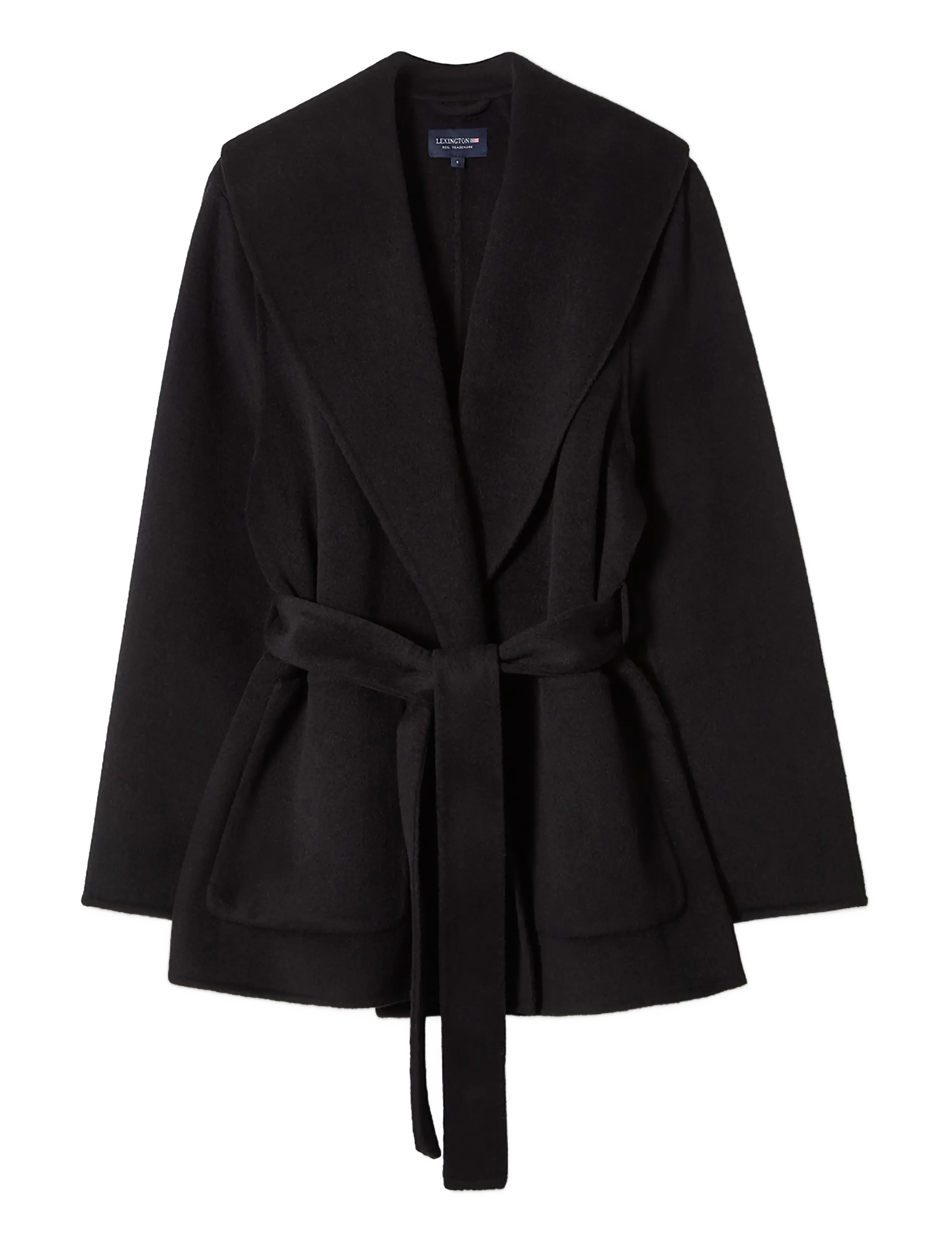 Lexington Clothing Wool Blend Jacket - Jackets & Coats - BLACK / black