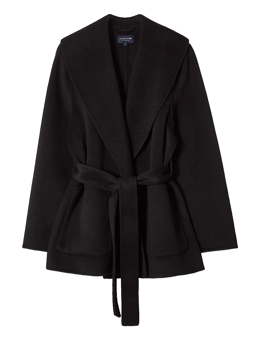 Lexington Clothing - Wool Blend Jacket - wool jackets - black - 0