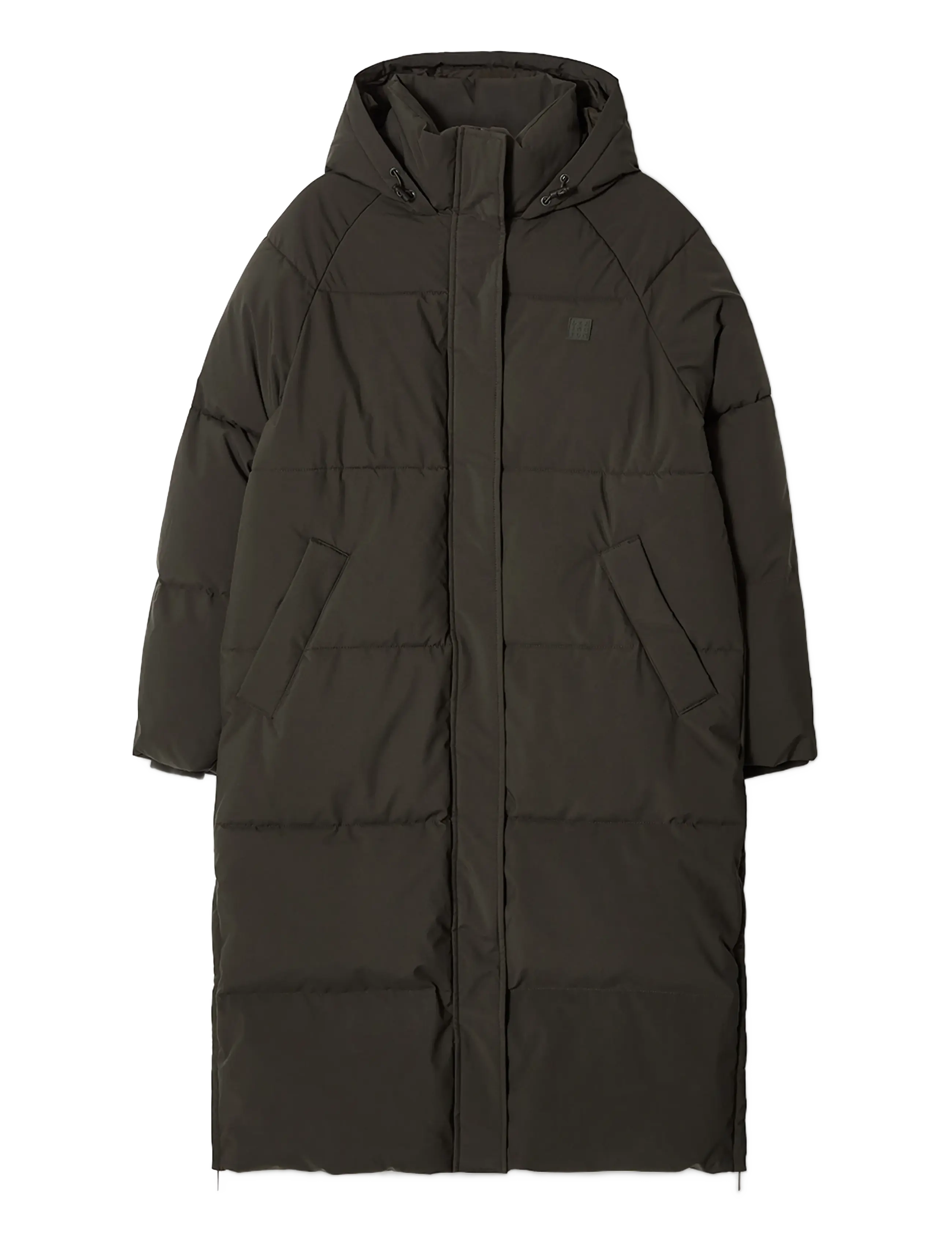 Lexington Clothing Long Down Parka - Kleidung - DARK GREEN / khaki/green