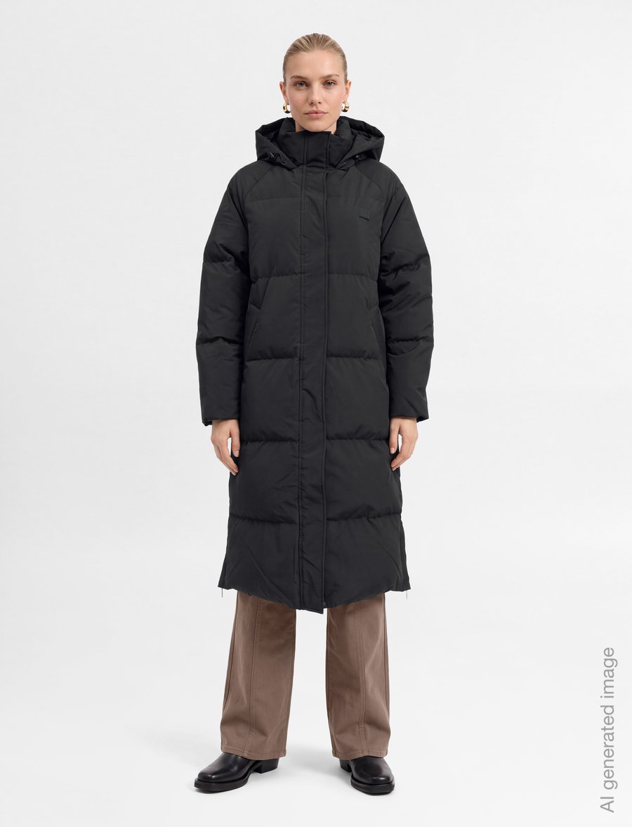 Lexington Clothing - Long Down Parka - vinterjackor - dark green - 0
